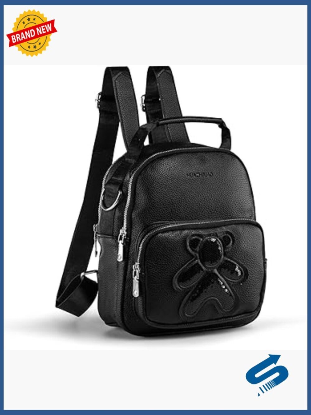 Mini Backpack Purse for Women PU Leather Convertible Travel Shoulder Bag Handbag